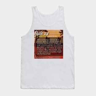 40 RULES OF LOVE - 24 Tank Top